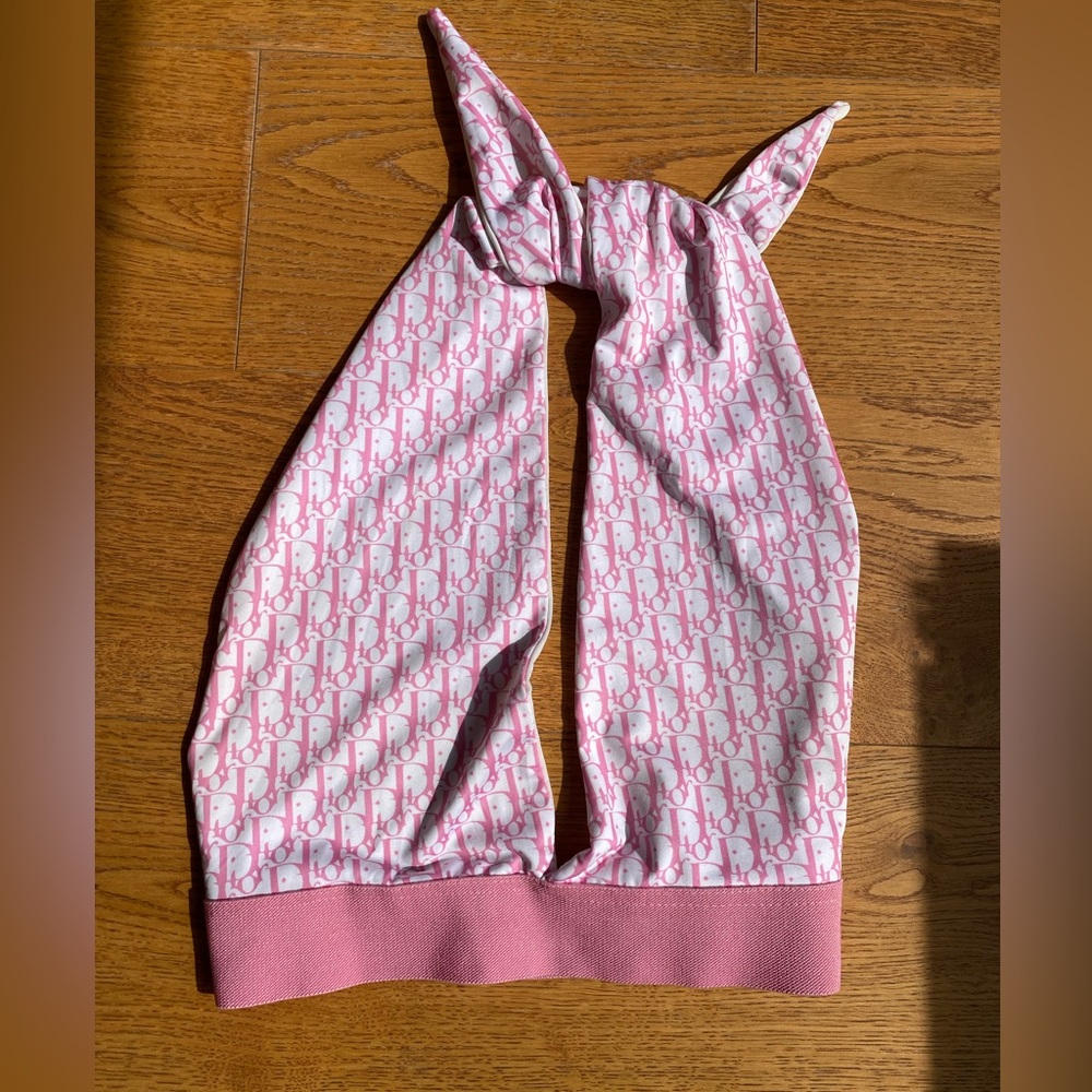 DIOR- Pink Monogram Halter Top